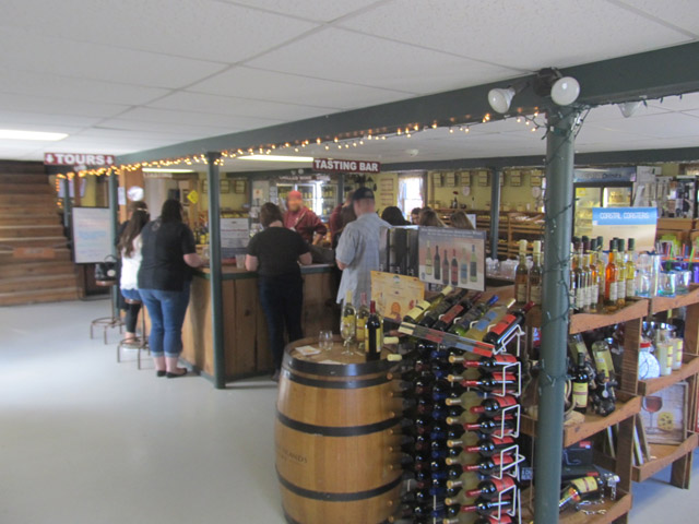 Inside Thousand Islands Winery