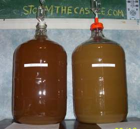 Two batches of mead