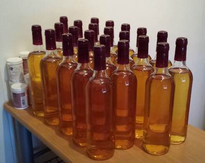 Bottles of mead