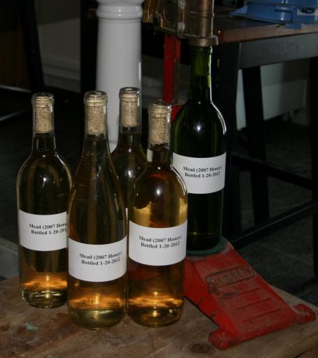 Bottles of mead