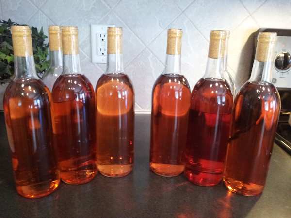 The mead is bottled
