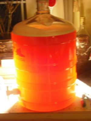 A carboy full of mead
