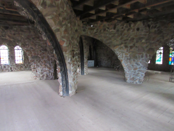 Arches inside the castle