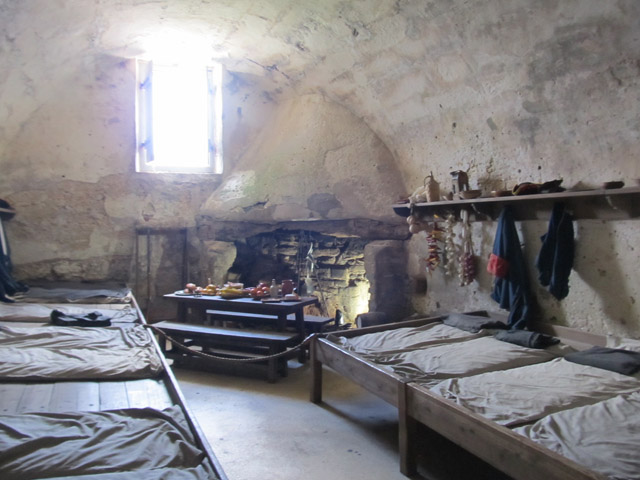 The bunks and housing