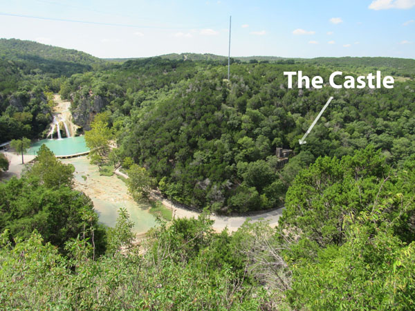 The castle from above