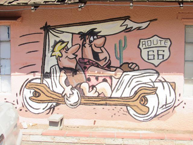 the flintstones on route 66