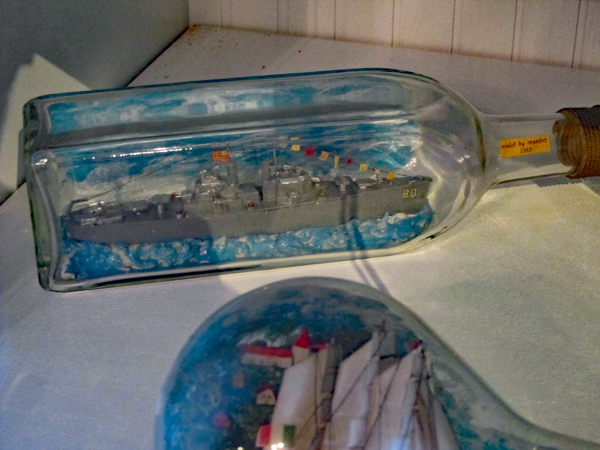 Battleship in a bottle