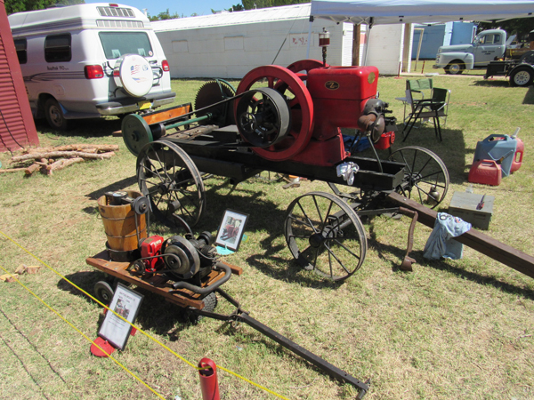 A Very old tractor machine