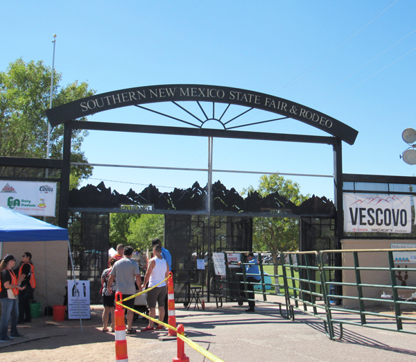 Main gate to the fair