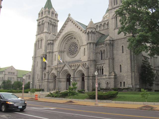 Exterior of the basilica