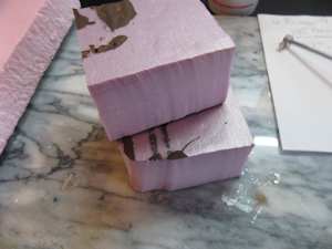 Blocks of foam