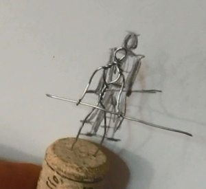 Put figure on cork