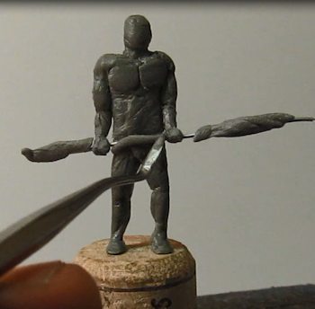 Sculpt the staff