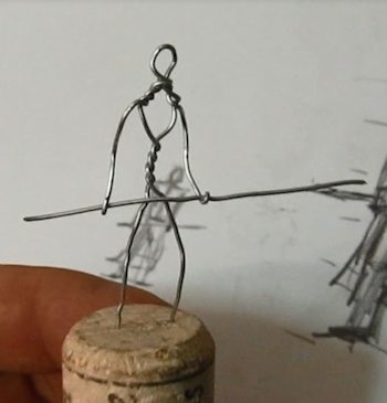 The wire armature