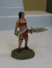 Miniature warrioress