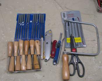 sculpting and cutting tools