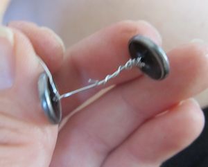 Wire and buttons
