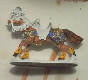 Continue painting the horse