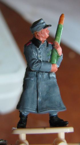 Painted German Soldier