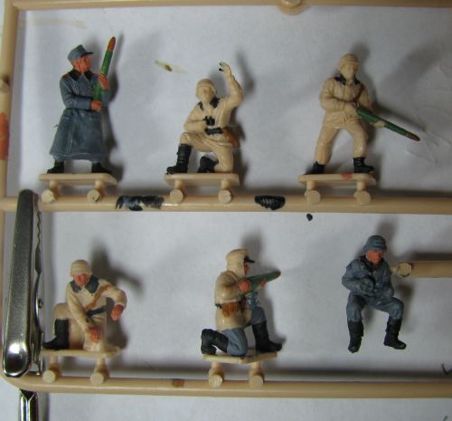 Painted German Soldiers