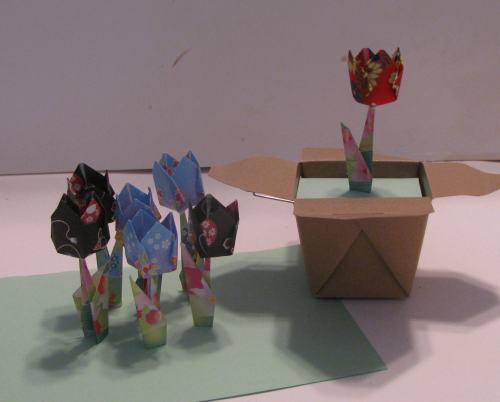 Origami Tulips