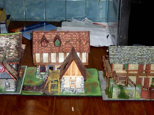 Paper medieval buildings 