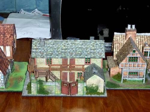 paper medieval building