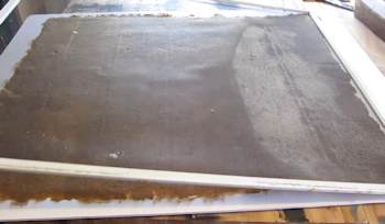 Separate paper from screen