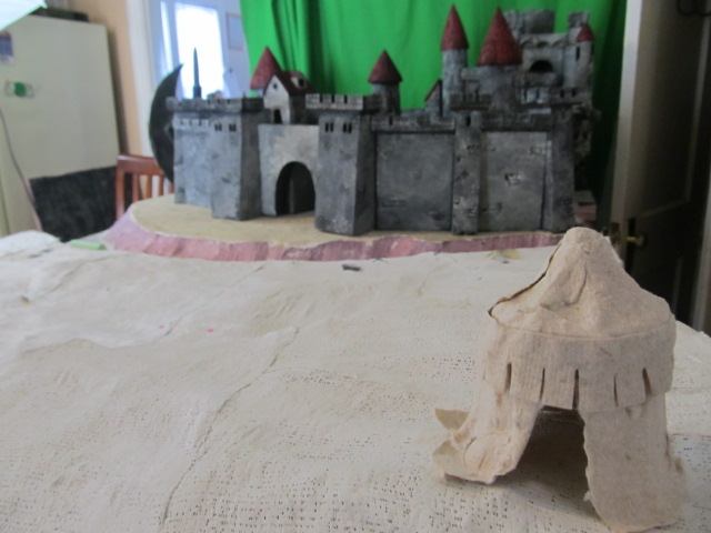 The tent on the diorama