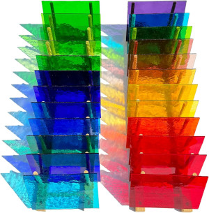 a whole lot of stained glass 