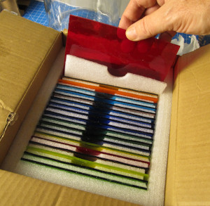 how the glass is packaged