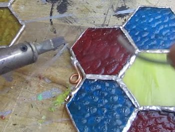 Solder the hoops
