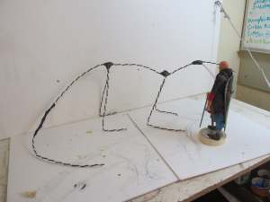 The dragon wire armature