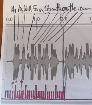 The sonic pattern of talking