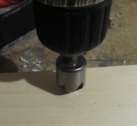 Countersink the hole