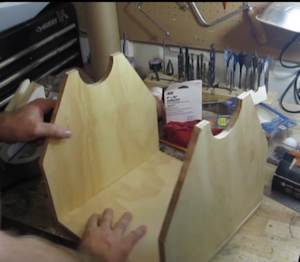 The cradle is assembled