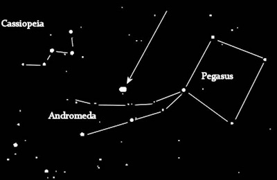 The location of the galaxy