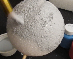 First step to painting jupiter