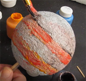 Finish painting jupiter