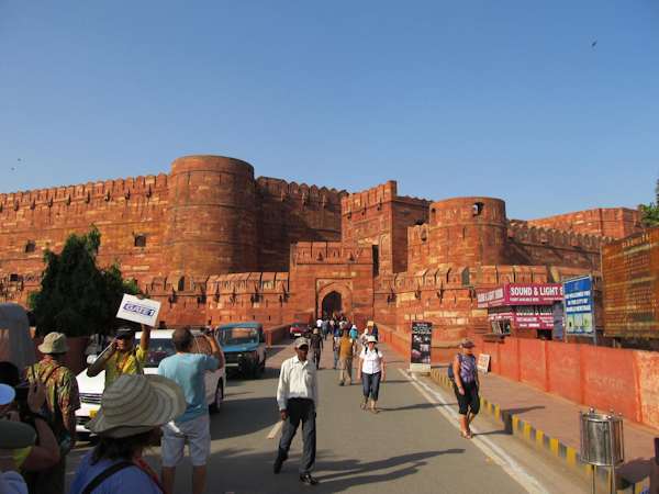 The Red Fort in Agra