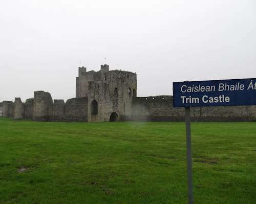 The outside of Trim Castle