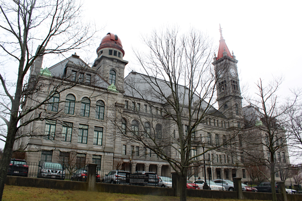 The old Durfee school now a court house