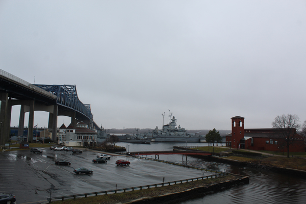 Battleship cove under the braga bridge