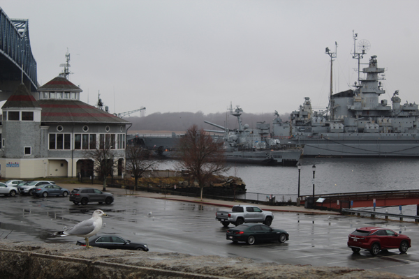 Battleship cove with battleship