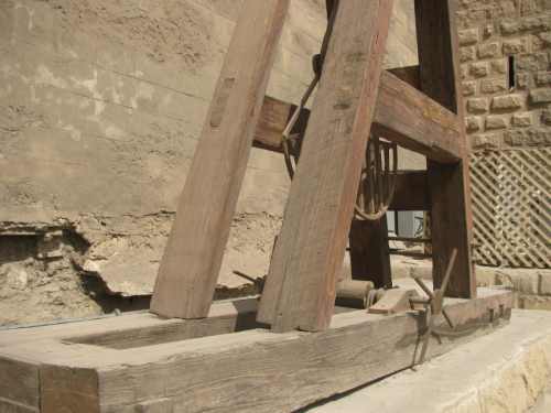 Closeup of the Trebuchet