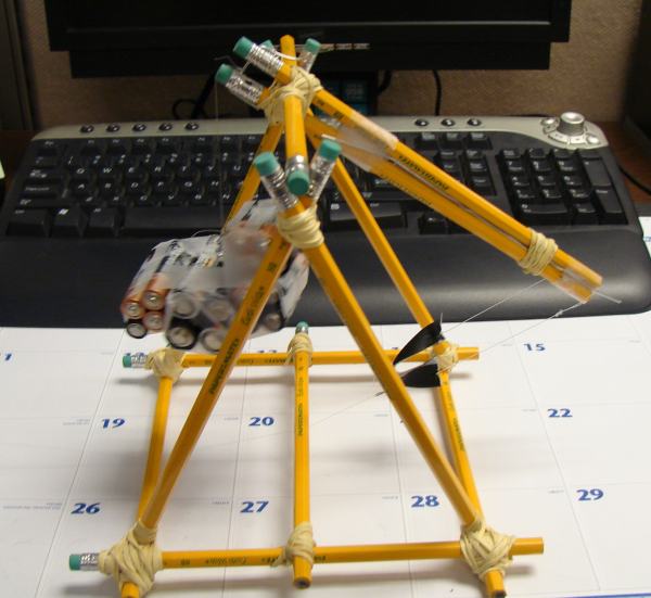 Side View of the Trebuchet